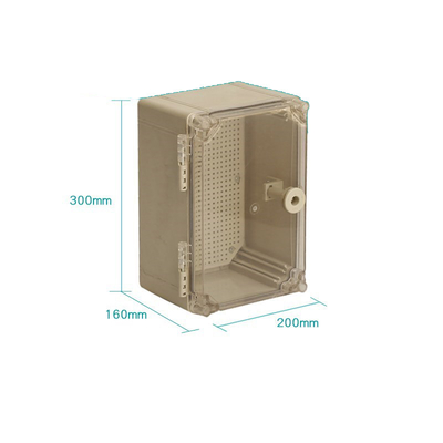 cassa di plastica all'aperto della scatola di giunzione della parete di recinzione elettrica impermeabile IP65 di 300*200*160mm
