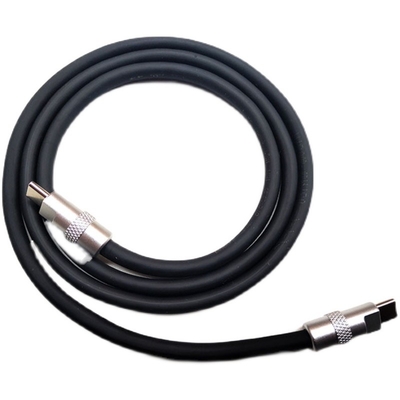 Tipo palladio 100W del corredo 6mm O.D USB-C 3,1 di DIY del cavo della tassa di C che addebita i telefoni delle compresse dei computer portatili