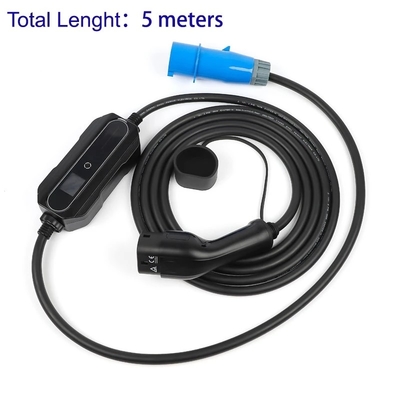 IEC di carico 62196-2 della scatola di amp 220V-240V CEE Plug Car Charger Switch del cavo 32 del veicolo elettrico