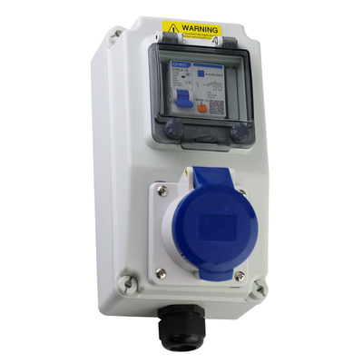 IEC di carico 62196-2 della scatola di amp 220V-240V CEE Plug Car Charger Switch del cavo 32 del veicolo elettrico