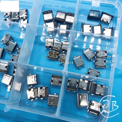 Tipo recipiente femminile 75pcs 120pcs dell'incavo del connettore 6P 16P 24P del corredo di riparazione del porto di C Charing USB-C