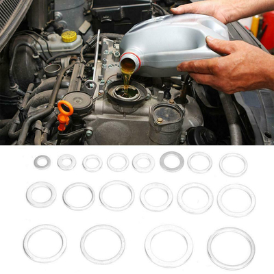 260pcs 13 gradua il corredo secondo la misura piano di alluminio metrico dell'assortimento delle guarnizioni di Ring Oil Drain Plug Washers