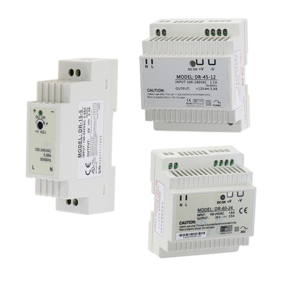 Alimentazione elettrica di modo di commutazione della ferrovia di baccano dell'uscita di CC di DR-45-12 45W 12V 3.5A