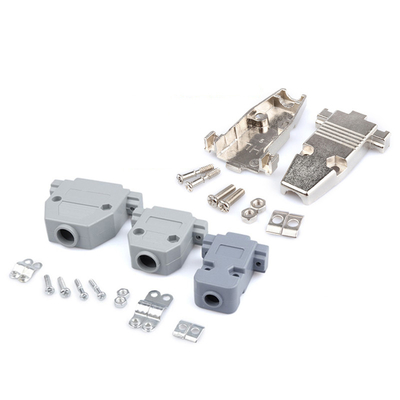 D-sotto connettore di perno 15 di DB9 RS232 9 Pin Male Female DB15 VGA Hood Cover Backshell di plastica