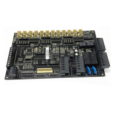 i blocchetti terminali Pluggable della vite del PWB del passo di 5.08mm tappano + Pin Header Black ad angolo retto