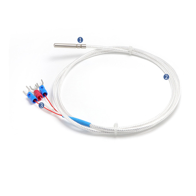 Metropolitana PT100 -50°C~200°C della sonda di acciaio inossidabile di Thermocouple Sensor Cable del regolatore di temperatura