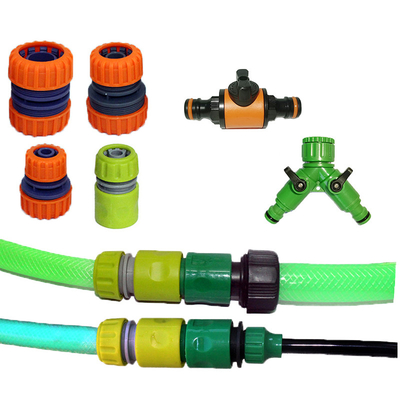 Pollice rapido di plastica degli accessori 1/2 dell'adattatore del tubo flessibile del connettore del rubinetto del tubo flessibile dell'acqua del giardino a 3/4 pollici