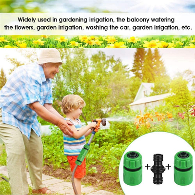 Pollice rapido di plastica degli accessori 1/2 dell'adattatore del tubo flessibile del connettore del rubinetto del tubo flessibile dell'acqua del giardino a 3/4 pollici