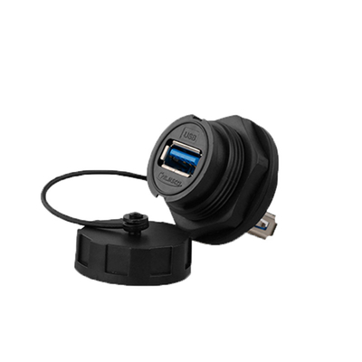 Femmina a livello dell'adattatore del bacino di USB 3,0 del supporto del singolo pannello del porto ad impermeabile femminile