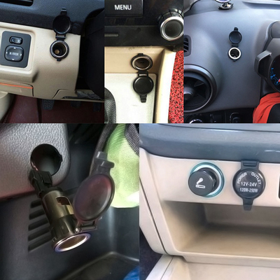 Le parti dello sbocco di potere della spina dell'incavo dell'accendino dell'automobile per il motociclo 12V 24V del camion dell'automobile impermeabilizzano