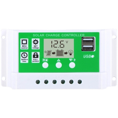 Regolatore automatico doppio di Battery Charging Panel USB Controlador De Carga 12V 24V del regolatore solare della tassa di MPPT