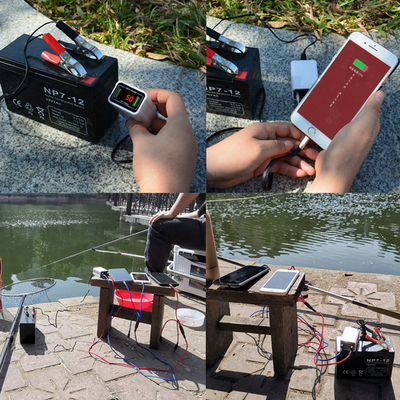 Convertitore di CC del camion del motociclo con la clip di batteria 12V 24V all'adattatore di potere del caricatore di 5V QC3.0 USB