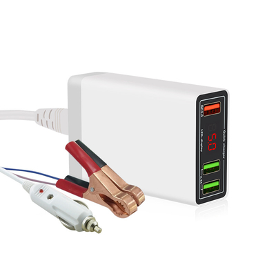 Convertitore di CC del camion del motociclo con la clip di batteria 12V 24V all'adattatore di potere del caricatore di 5V QC3.0 USB