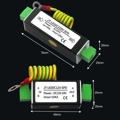 Relé di massima del parafulmine di Protectection 12V 24V 220V dell'impulso del segnale di controllo SPD RS485
