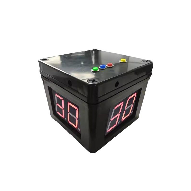 Junction Cube Box Timer 4 lati Digital Countdown Stopwatch Poker Scacchi Casinò Digital Shot Timer