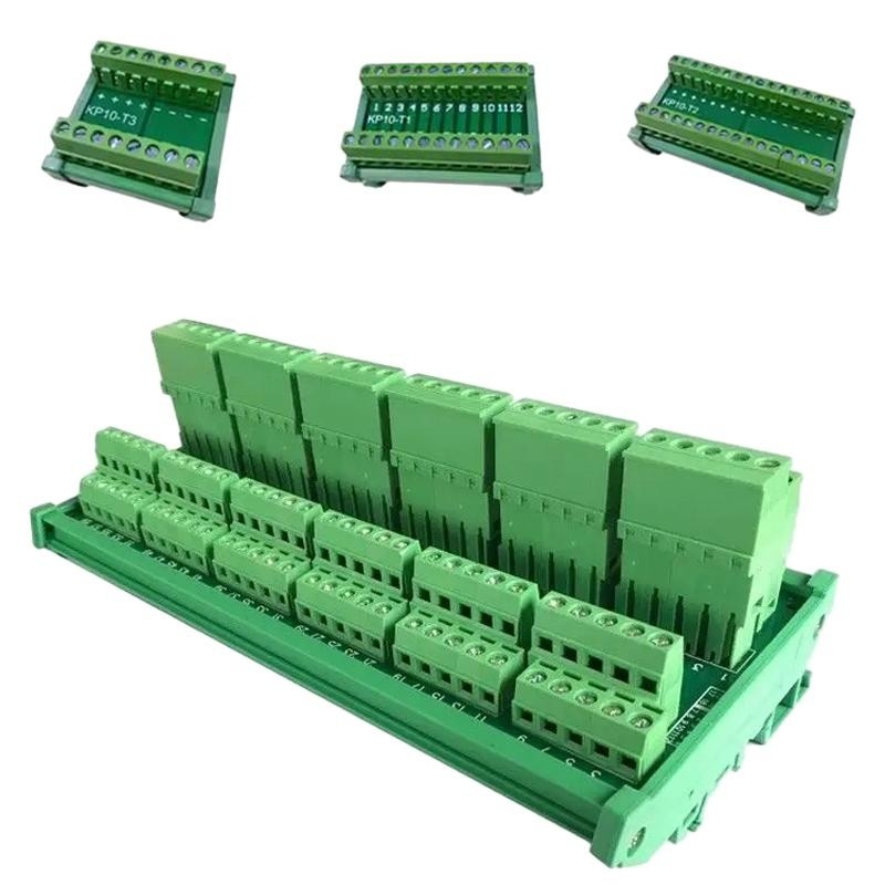 8 12 16 60 Strade Cable Connection Distribution Hub Terminal Blocks Cabling Board Din Rail Mount
