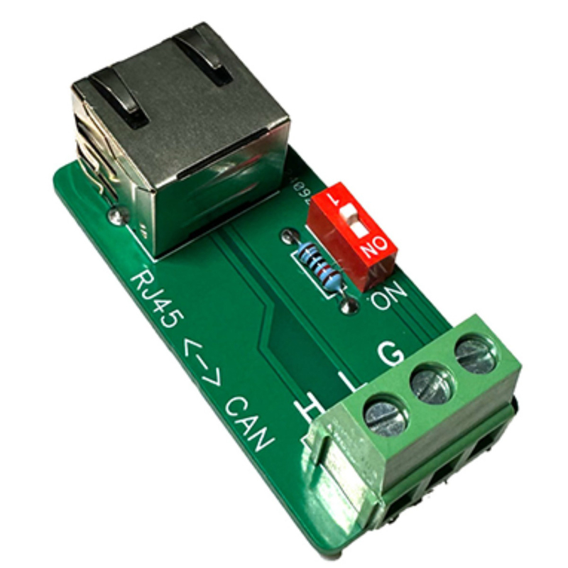 Femminile Jack RJ45 connettore per CAN Bus Interface Port 3 Pin terminali Breakout Board