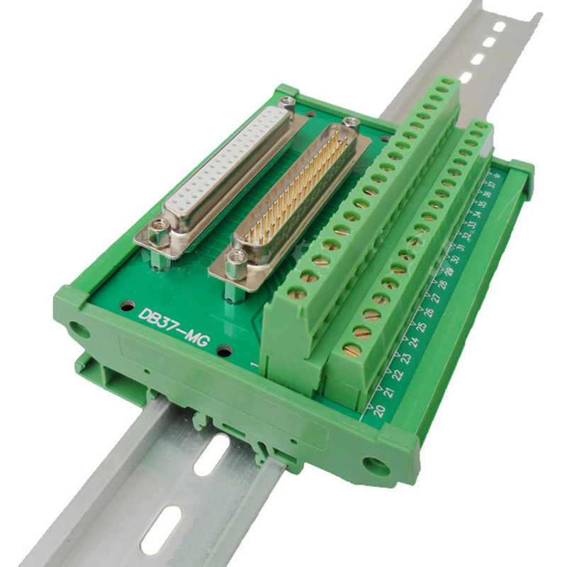 Blocchetto terminali di Pin Male Female Dual Connectors del sottomarino 37 di DB37 D che fissa il bordo di sblocco