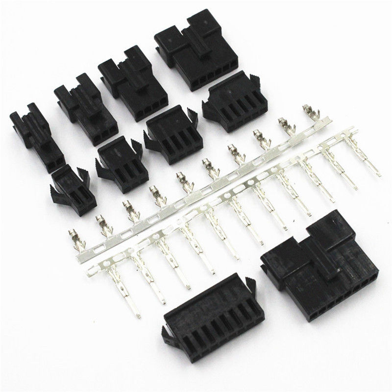 Terminali di spaziatura dell'intestazione dell'alloggio del connettore di JST-SM 2.54mm per l'alimentazione elettrica della striscia del LED