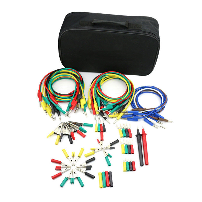 Insieme elettronico dei carlini della banana di Kit Spade Lugs Alligator Clips del cavetto di prova della sonda del multimetro