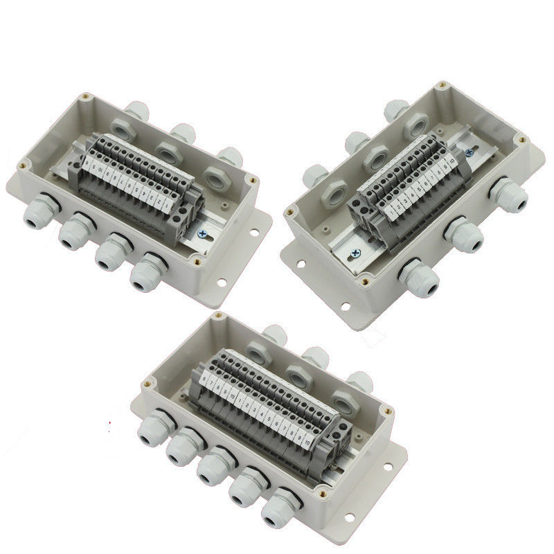 Supporto impermeabile della parete della scatola di giunzione di distribuzione via cavo del monitor della macchina fotografica del CCTV 158*90*60mm con i connettori