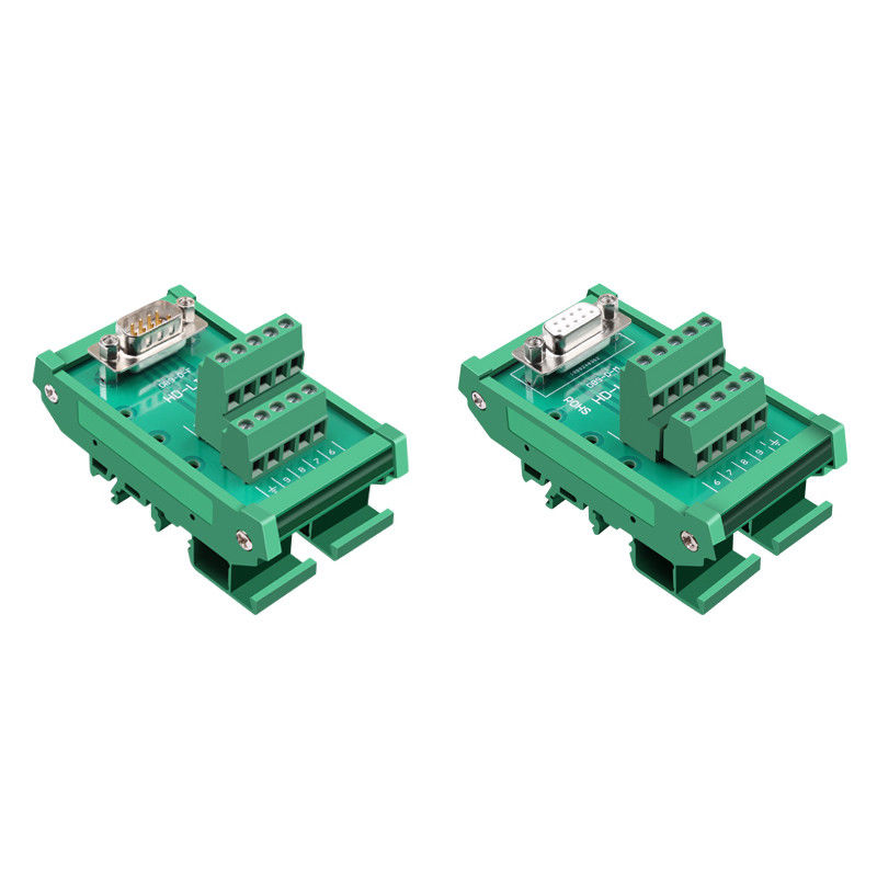Sotto bordo di sblocco del blocchetto terminali di 9 Pin Single End Male Female connettori di DB9 D