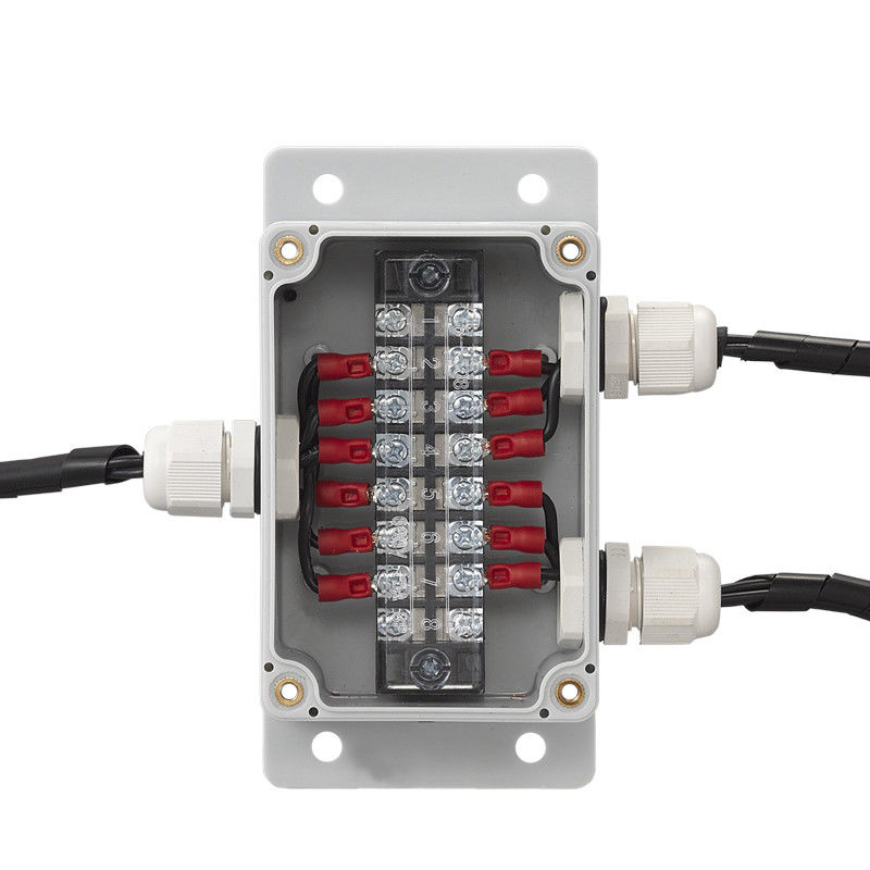Scatola di giunzione impermeabile di distribuzione via cavo IP65 100*68*50mm con il montaggio della parete di modi dei blocchetti terminali 3