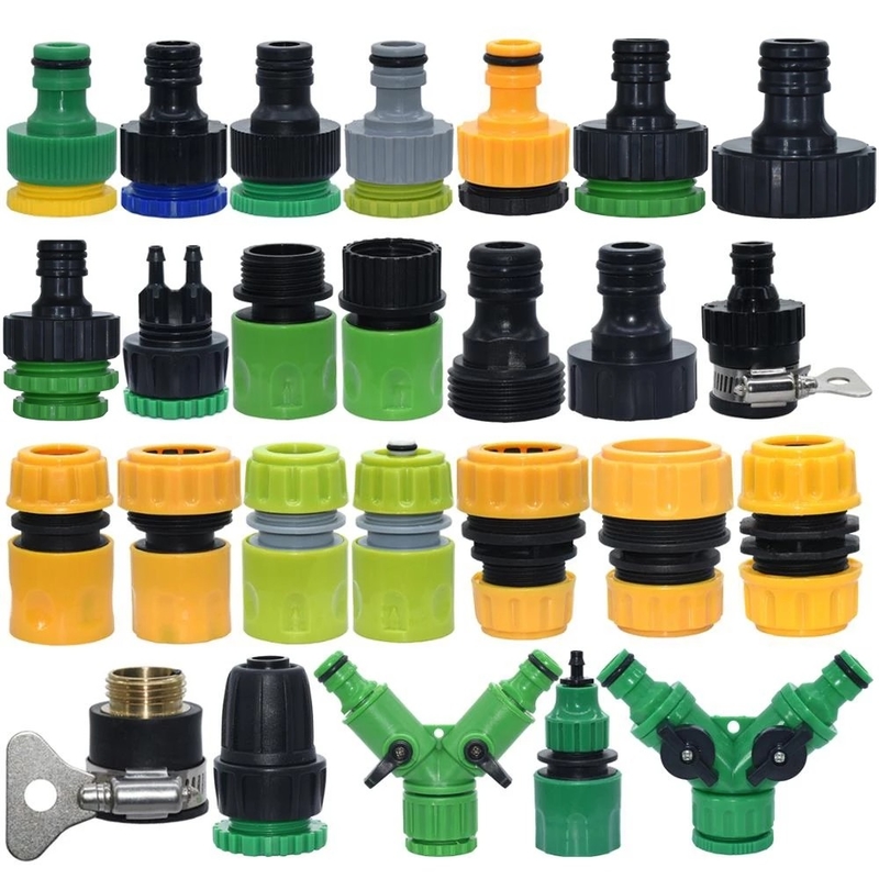 Pollice rapido di plastica degli accessori 1/2 dell'adattatore del tubo flessibile del connettore del rubinetto del tubo flessibile dell'acqua del giardino a 3/4 pollici