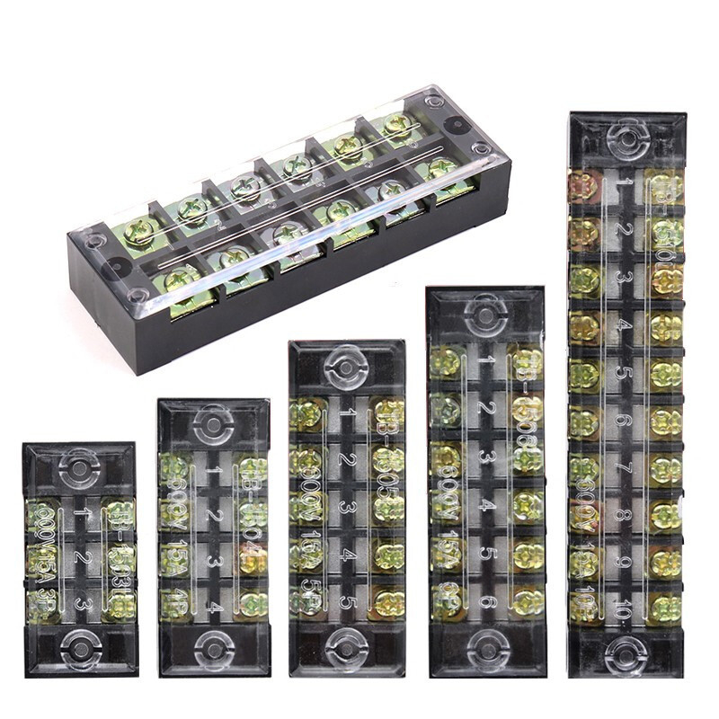 Blocchetti terminali della barriera di TB-1503 TB-1512 15A 600V 3 Pali - 12 Pali